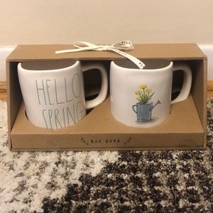 Rae Dunn HELLO SPRING Mug Set